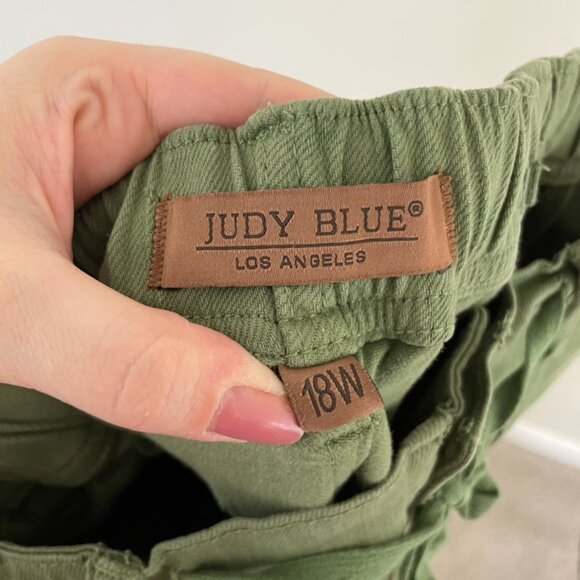 Judy Blue Garment Dyed High Waisted Stretch Denim Jogger Jeans Size 18W - Picture 3 of 6